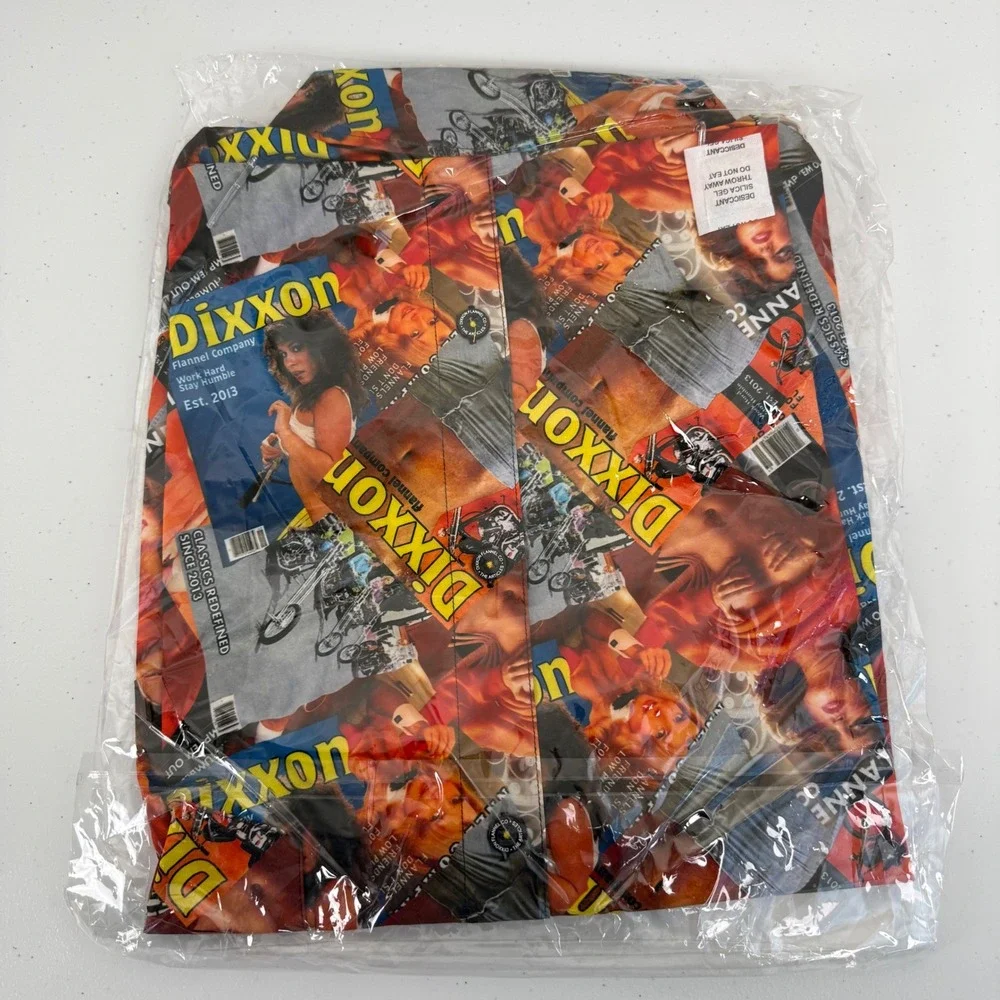 Dixxon Flannel Company The Articles Party Button Up Shirt Mens 4X Multicolor NWT - Picture 5 of 10